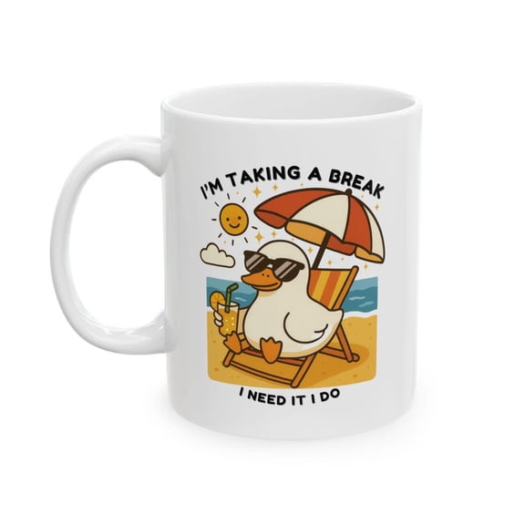 Silly Goose Ceramic Coffee Mug Funny Meme Gift 11oz