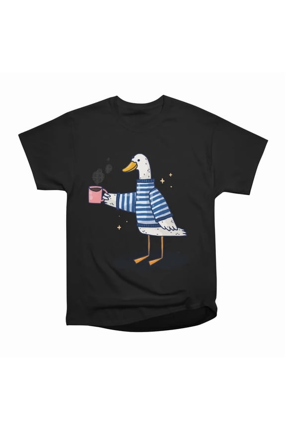 Silly Goose Coffee T-Shirt Tee Gift For Him Merch For Her Apparel For Friend