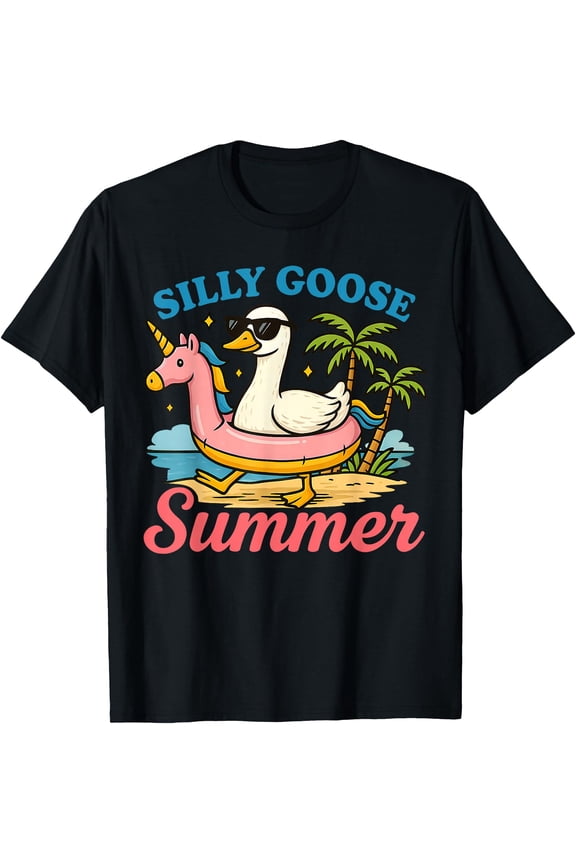 Silly Goose Funny Meme Summer Vacation Hawaii Beach Family T-Shirt