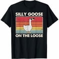 thumbnail image 1 of Silly Goose On The Loose Funny Saying T-Shirt, 1 of 2