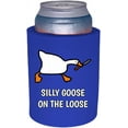 thumbnail image 1 of Silly Goose On The Loose Funny Thick Foam "Old School" Can Coolie (Royal Blue), 1 of 4