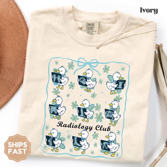 Silly Goose Radiology Club Shirt CT Tech Graduation Radiologist Radiology Student Gift X-ray Tech MRI Technologist T-shirt Rad Tech Week Tee, Unisex T-Shirt