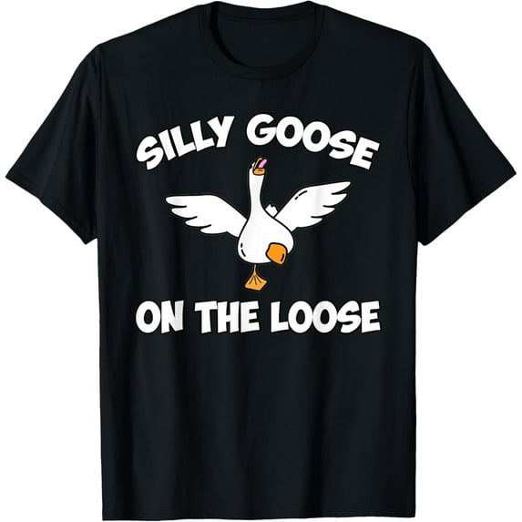 Silly Goose Shirts, Funny Shirts For Men, Graphic Tees Men T-Shirt