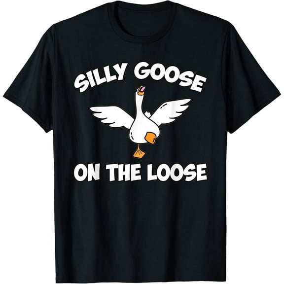 Silly Goose Shirts, Funny Shirts For Men, Graphic Tees Men T-Shirt