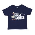 thumbnail image 1 of Silly Goose Toddler T-Shirt 3T Navy Blue, 1 of 3