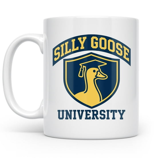 Silly Goose University 11 oz Coffee Mug White Ceramic Gift