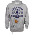 thumbnail image 1 of Silly Goose University Beer Holder Tailgate Hoodie Sweatshirt Unisex Large Oxford, 1 of 4