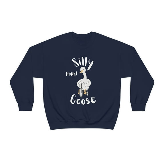 Silly Goose University Crewneck Sweatshirt, Unisex Silly Goose, Silly Goose University Sweatshirt, Funny Men's Sweatshirt, Silly Goose shirt