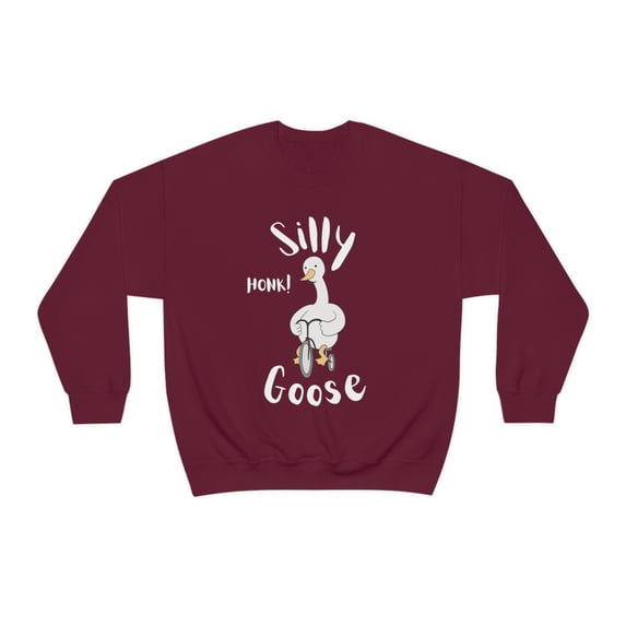 Silly Goose University Crewneck Sweatshirt, Unisex Silly Goose, Silly Goose University Sweatshirt, Funny Men's Sweatshirt, Silly Goose shirt