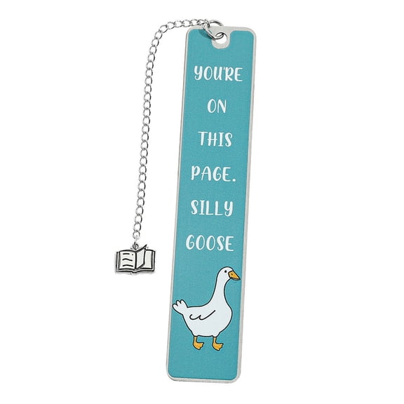Silly Gooses Page Marker Metal Bookmarks Creative Book Markers Lovely Bookmarks Reading Supplies for Student