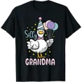 thumbnail image 1 of Silly Grandma Goose Birthday Family Matching T-Shirt, 1 of 5