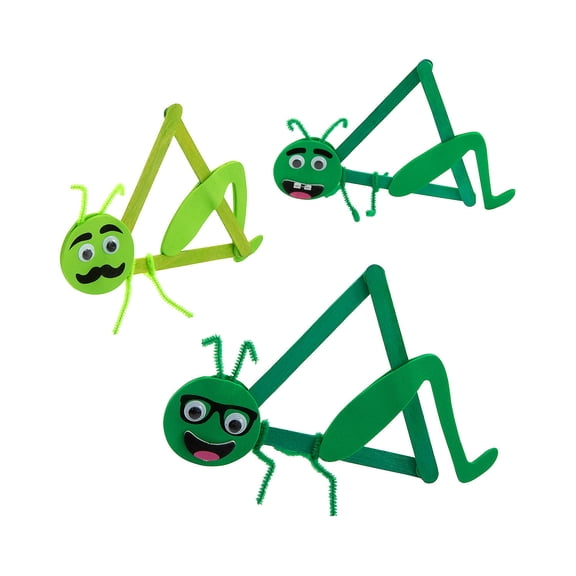 Silly Grasshopper Craft Kit - Makes 12