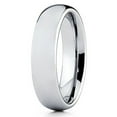 thumbnail image 1 of Silly Kings Silver Tungsten Wedding Band 5.5mm Tungsten Ring Anniversary Band Unique, 1 of 3