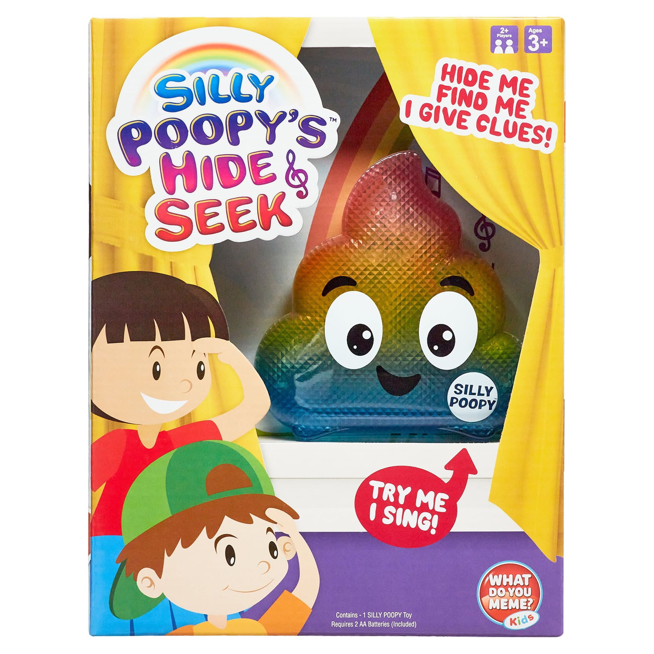 Silly Poopy's Hide & Seek Kids Game by What Do You Meme?® - For Ages 3+ -  Electronic Interactive Game 