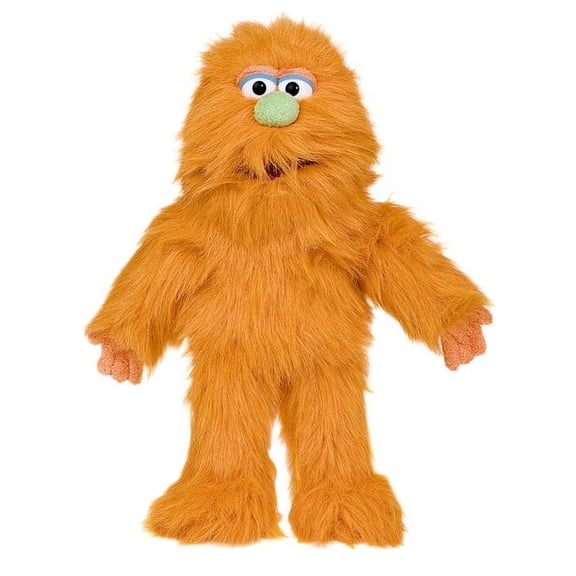 Silly Puppets Monster Hand Puppet, Orange, 14 Inches