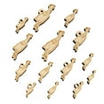 thumbnail image 1 of Silly Rubber Chicken Wood Mini Charms Shapes DIY Craft Jewelry - No Hole - 14mm (26pcs), 1 of 7