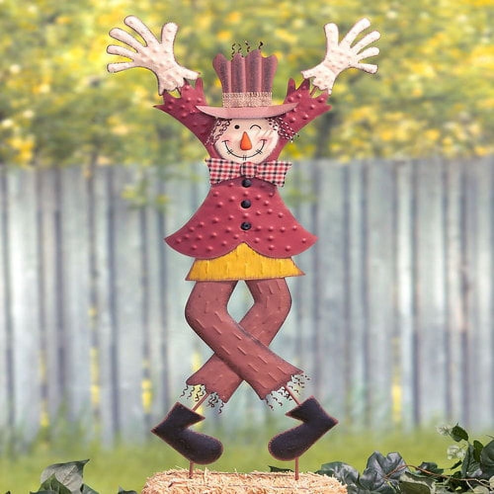 Silly Scarecrow Garden StakesWinking