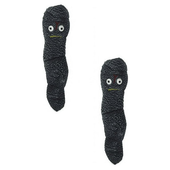 Silly Squeakers MiniPoops Durable Squeaky Vinyl 2-Pack Dog Toy