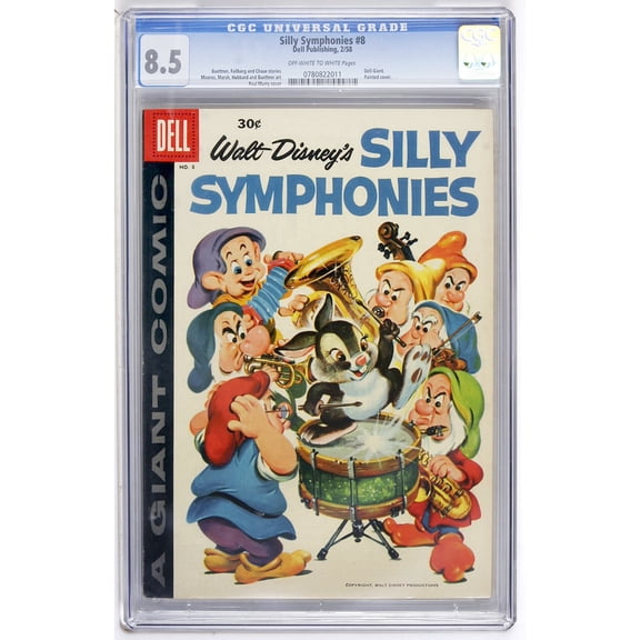 Silly Symphonies #8 - CGC 8.5 Comic Book