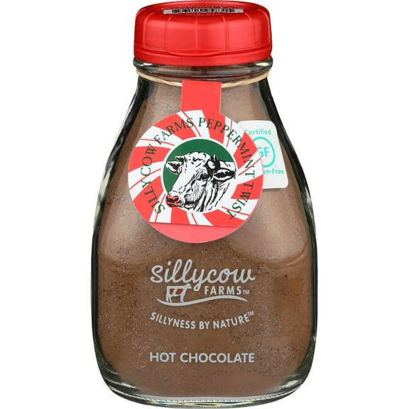 Sillycow Chocolate Peppermint Swirl Hot Chocolate, 16.9 Ounce -- 6 per Case.