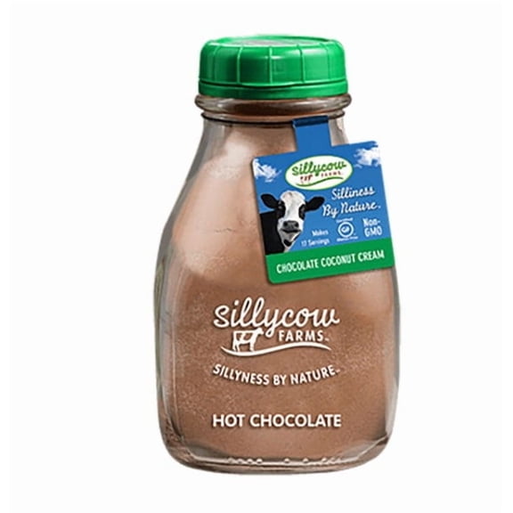 Sillycow Hot Cocoa - Chocolate Coconut Cream - 16.9 oz - Pack Of 1