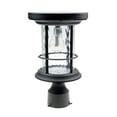 thumbnail image 1 of Gama Sonic 20B50033 Silo 10" Tall Outdoor Pier Mount Post Light - Black, 1 of 4