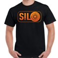 thumbnail image 1 of Silo Wide Logo With Emblem Black Adult Shirt-Large, 1 of 1