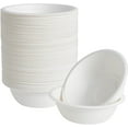 thumbnail image 1 of Siloon 100 Pack 12 oz Paper Bowls, Disposable Compostable Bowls Heavy-Duty, Biodegradable Soup Bowls Made of Natural Bagasse, Eco-Friendly Sugarcane Bowls for Salad, Dessert, Milk, Cereals, 1 of 7