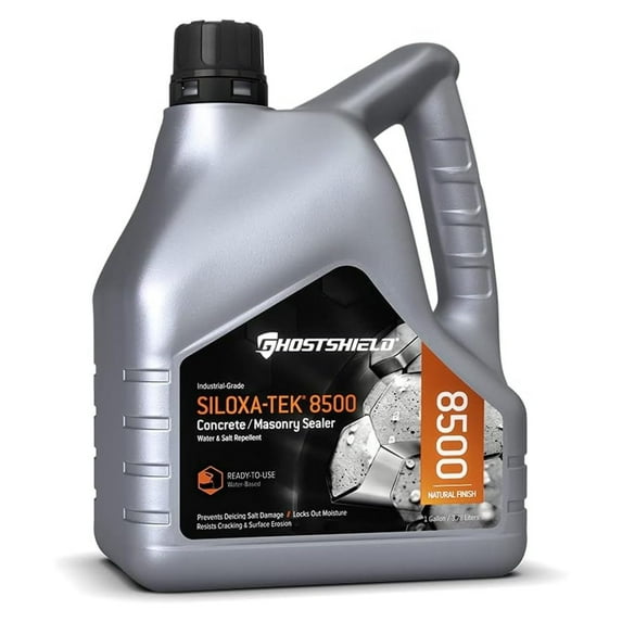 Siloxa-Tek 8500 Ready to Use - 1 Gallon Penetrating Concrete Sealer, Water and Salt . Clear, Water-Based DOT Approved Silane/Siloxane for Concrete, Brick, Masonry & Pavers