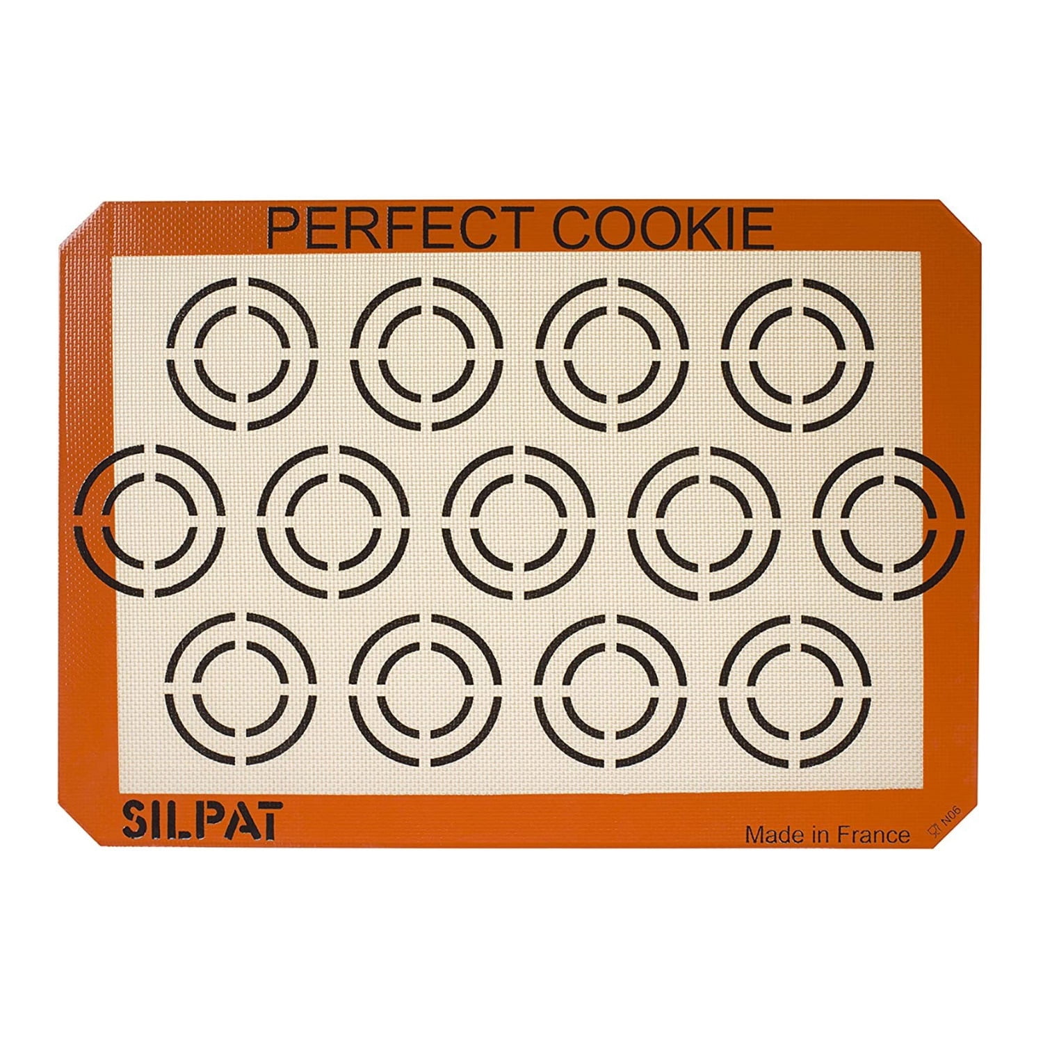  Silpat Perfect Macaron Non-Stick Silicone Baking Mat, 11-5/8 x  16-1/2, Orange: Baking Sheets: Home & Kitchen