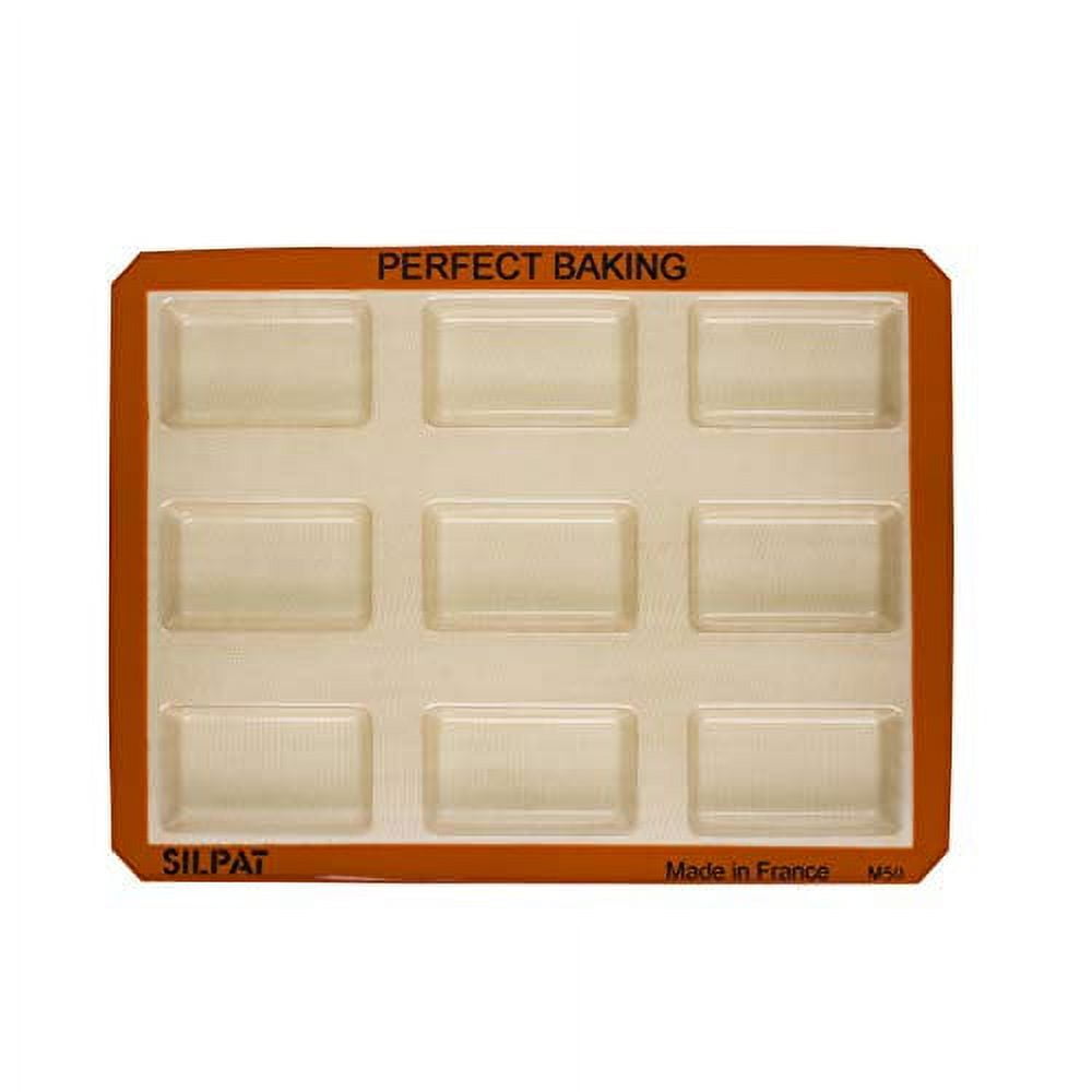 Silpat Non-Stick Silicone 9-Well Mini Loaf Mold