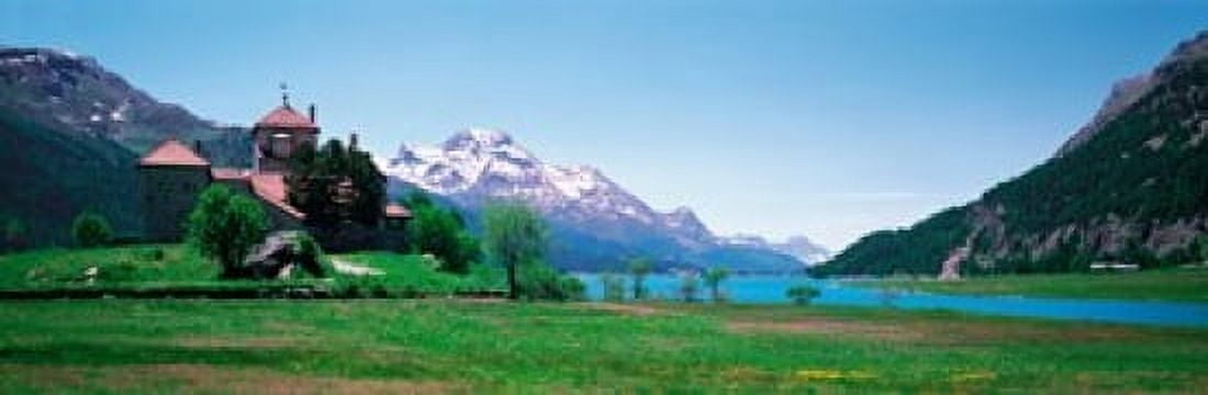 Sils Maria Switzerland Canvas Art - Panoramic Images (18 x 6)