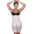 thumbnail image 1 of 1007 High Compression Braless Mid-Thigh Bodysuit Color Nude Size XL, 1 of 3