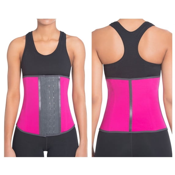 F32 Latex Waist Trainer Color Fuchsia Size 10