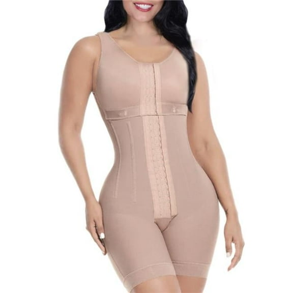 Siluet Raiza Cocoa L BBL Shapewear Bodysuit with Rods, Cocoa - Large