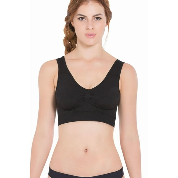 Super Comfy Everyday Bra -  Black- L