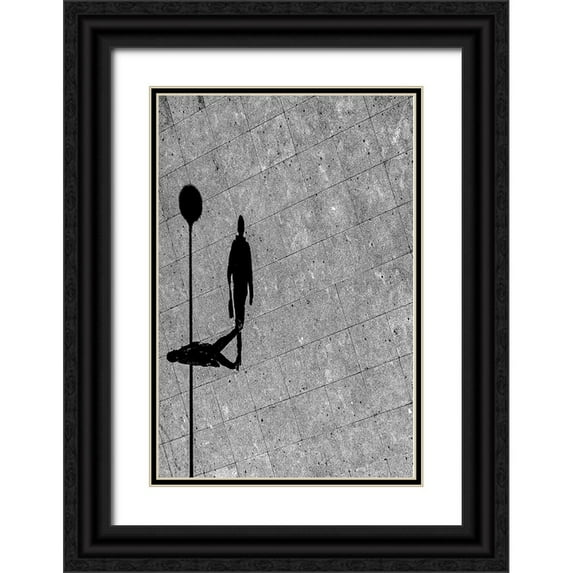 Silva, Miguel 17x24 Black Ornate Wood Framed with Double Matting Museum Art Print Titled - Pricked.