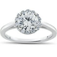 thumbnail image 1 of Silvago Jewel 1.8 Ct Round Cut Diamond Rings - 14K White Gold Plated Rings - Gorgeous Silver Anniversary Gifts for Women's - Wedding Proposal Rings - Engagement Wedding Diamond Jewellery for Women's, 1 of 3