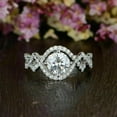thumbnail image 1 of Silvago Jewel 14K White Gold Plated Ring - Round Cut 1.9 Ct VVS1/D Moissanite Ring - Latest Engagement Moissanite Ring for Women's - Moissanite Rings for Women's - Forever Moissanite Ring for Women's, 1 of 6