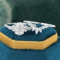 thumbnail image 1 of Silvago Jewel 14K White Gold Over Rings - 1.9 Ct Oval Cut Wedding Rings - Engagement Wedding Prong Setting Rings for Women's - Causal Daily Wear Rings for Women's - Forever Diamond Rings for Her, 1 of 9