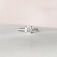 thumbnail image 1 of Silvago Jewel Brilliant 1.5 Ct Round Cut Diamond Ring - 14K White Gold Plated Ring - Full Eternity Band Solitaire Diamond Rings for Women's - Solitaire with Accent Diamond Rings for Women's, 1 of 10