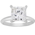 thumbnail image 1 of Silvago Jewel Excellent Princess Cut 1.8 Ct Lab Created Diamond Wedding Ring - 14K White Gold Plated Anniversary Ring - Anniversary Solitaire Ring - Wedding Engagement Bridesmaids Ring, 1 of 3