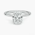 thumbnail image 1 of Silvago Jewelry 14K White Gold Plated Criss Cross Rings - 2.09 Ct Moissanite Ring - Unique Solitaire Engagement Wedding Rings - Beautiful Party Wear Moissanite Ring for Women's, 1 of 5