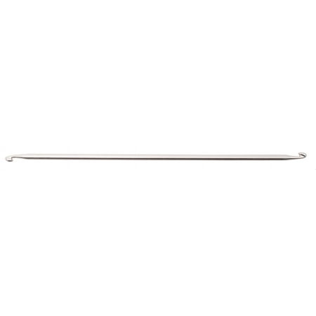 Silvalume Double-End Crochet Hook 10 Inch-Size H 8 -Turquoise