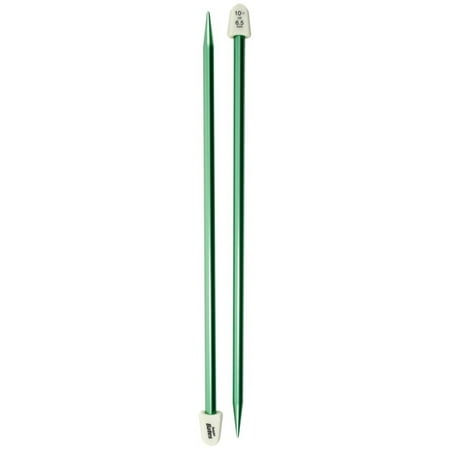Silvalume Single Point Knitting Needles 10"-Size 10.5/6.5mm