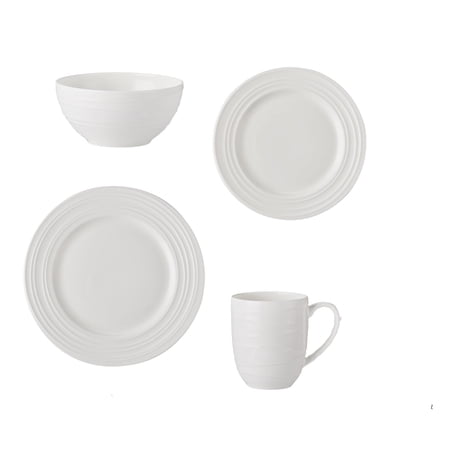 Silvanest 16 Piece Dinnerware Set, White