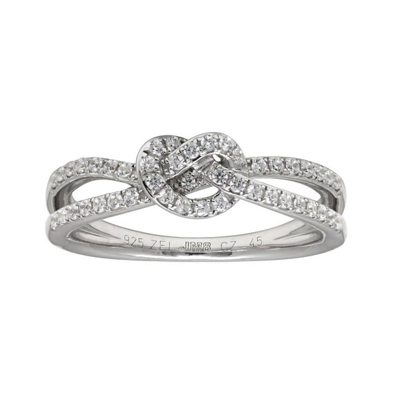 Silver 0.33cttw 925 Fine Natural Diamond Ring