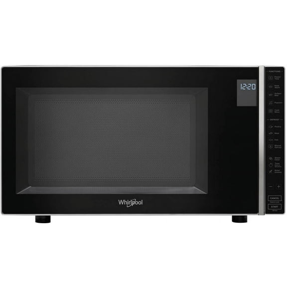 Silver 1.1 Cu. Ft. Countertop Microwave (900W) Quick Heating & Space-Saving