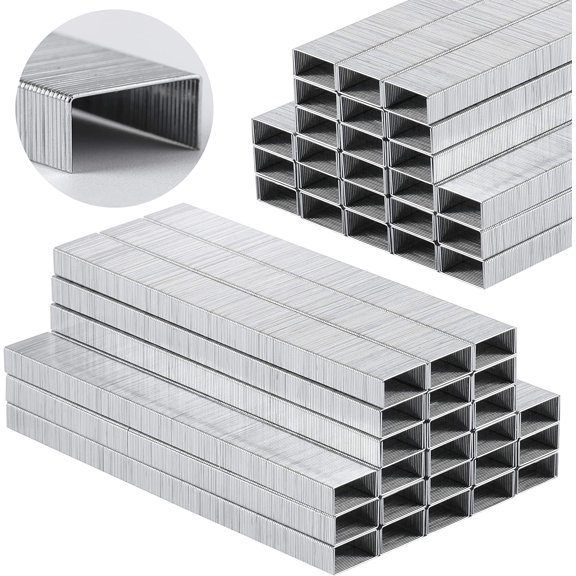 10000 1/4" 20 Sheet Capacity Standard Staples, 26/6, Jam-Free Operation, Office Refill