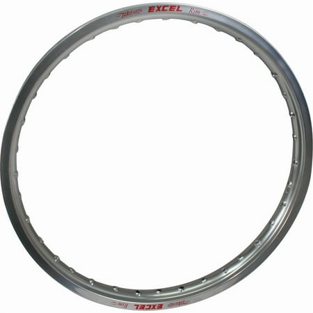 Silver 2.15 x 18 Excel Takasago 36 Hole Rear Rim - FES410
